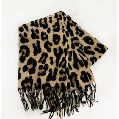 BUFANDA PRINT LEOPARDO MARRÓN
