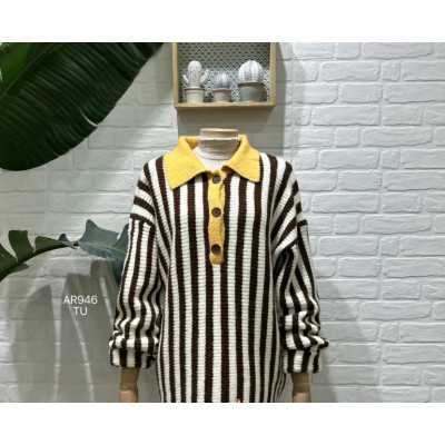 JERSEY CUELLO MOSTAZA