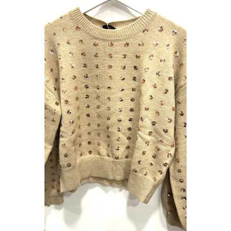 JERSEY BEIGE BRILLO